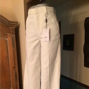 Elegant White Ankle Jeans